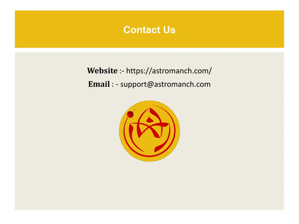contact us
