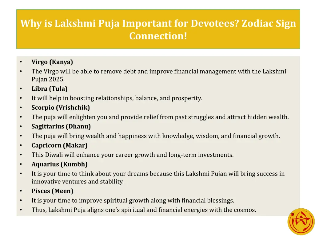 why is lakshmi puja important for devotees zodiac 2