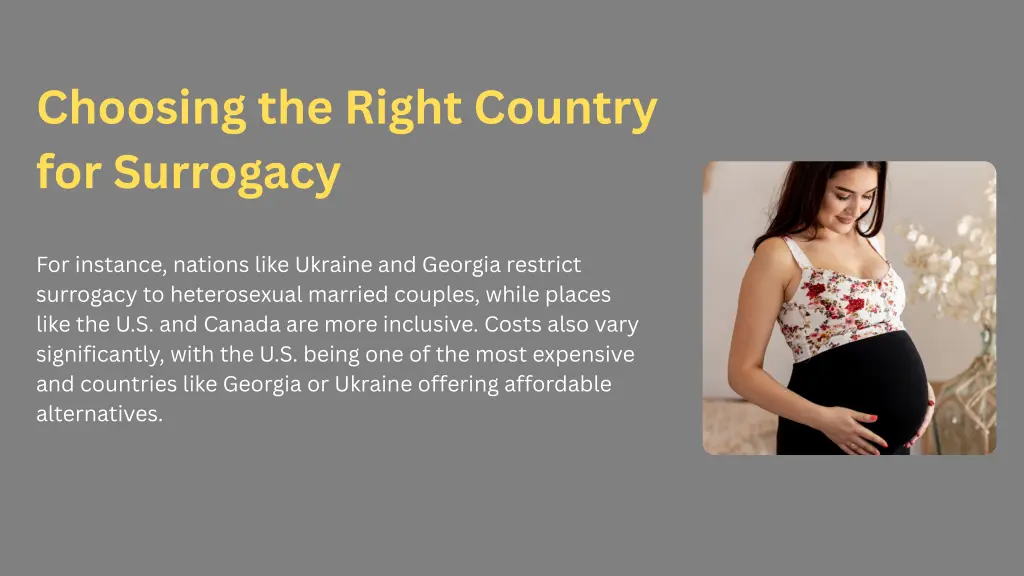 choosing the right country for surrogacy
