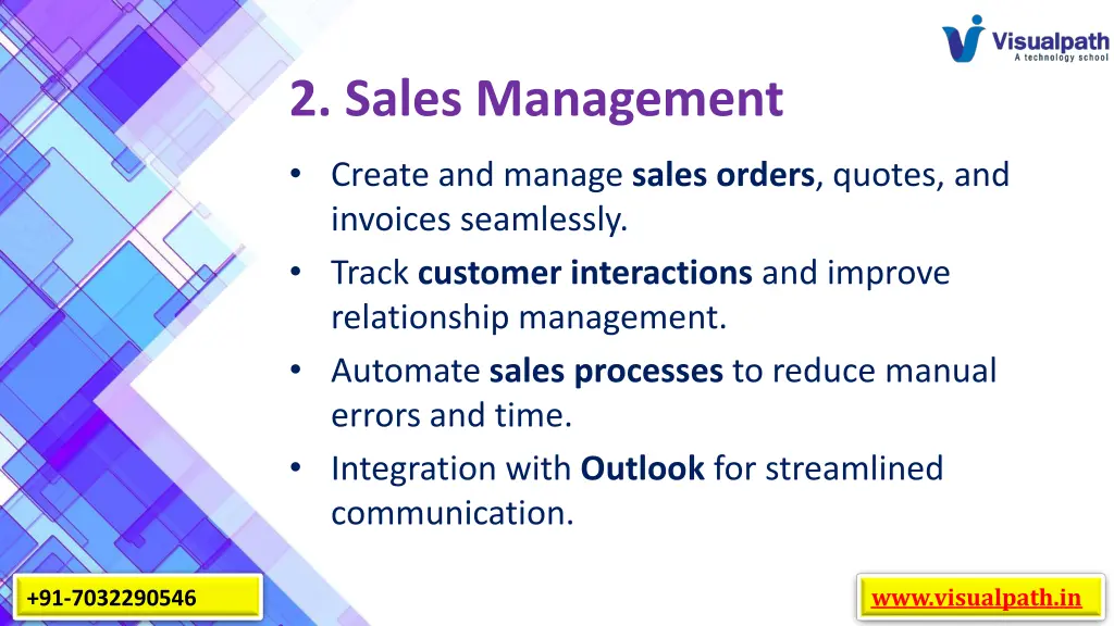 2 sales management