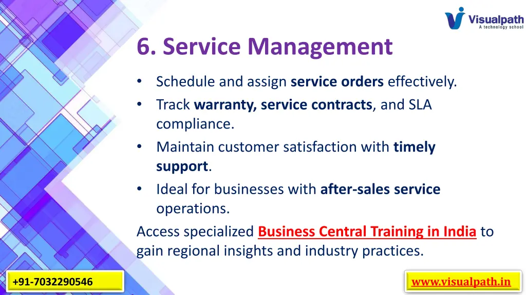 6 service management