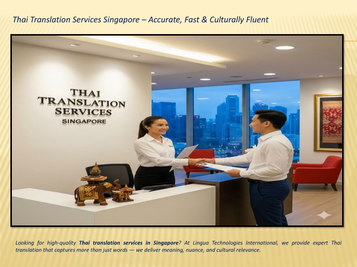 thai translation services singapore accurate fast