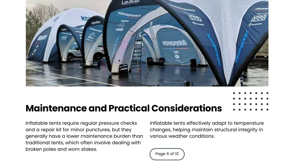 maintenance and practical considerations