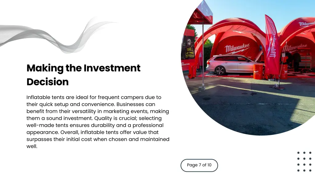 making the investment decision