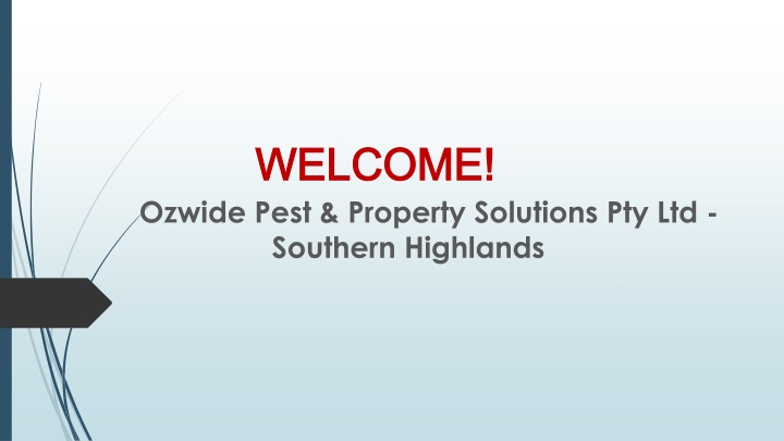 welcome welcome ozwide pest property solutions