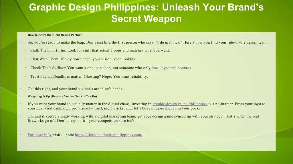 graphic design philippines unleash your brand 2