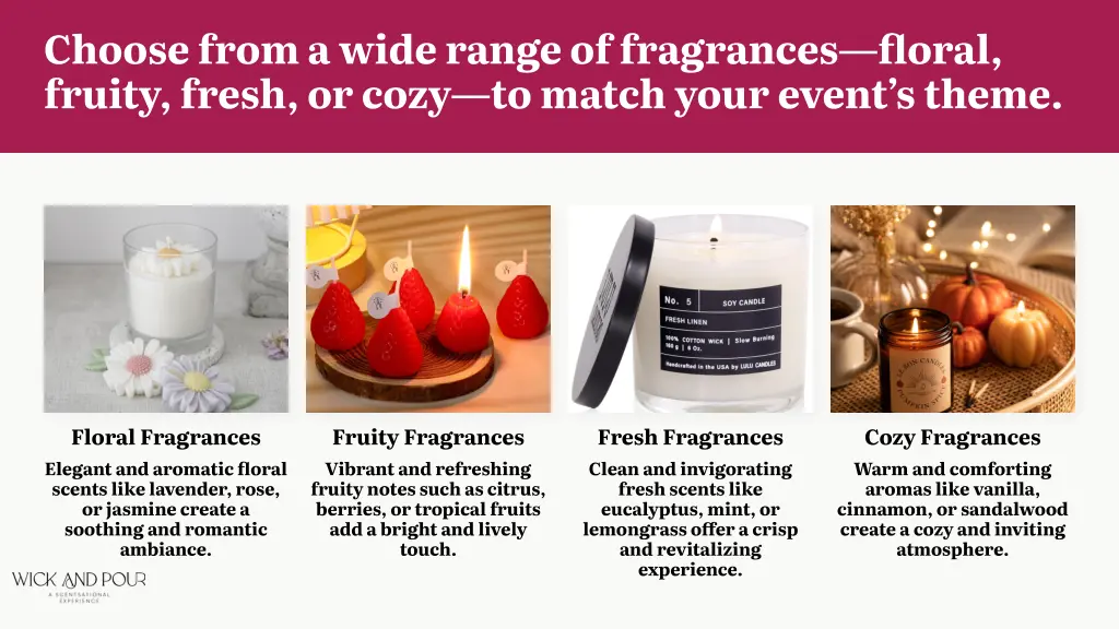 choose from a wide range of fragrances fl oral