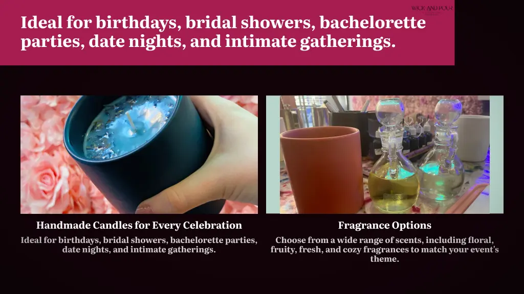 ideal for birthdays bridal showers bachelorette