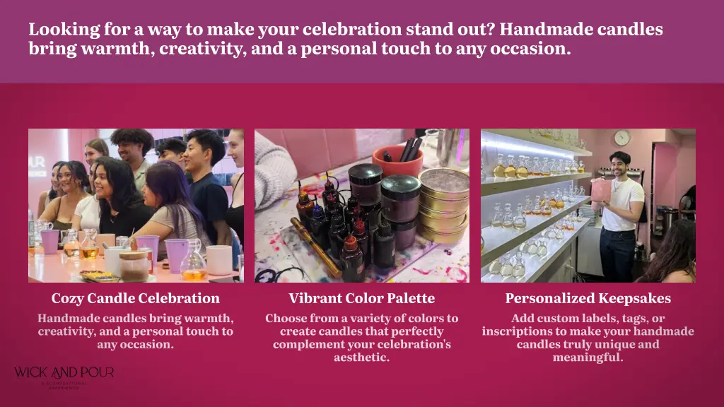 looking for a way to make your celebration stand