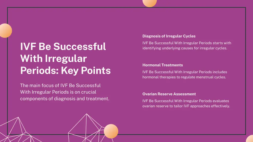 diagnosis of irregular cycles
