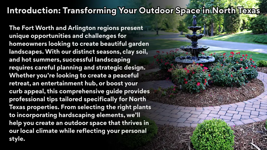 introduction transforming your outdoor space