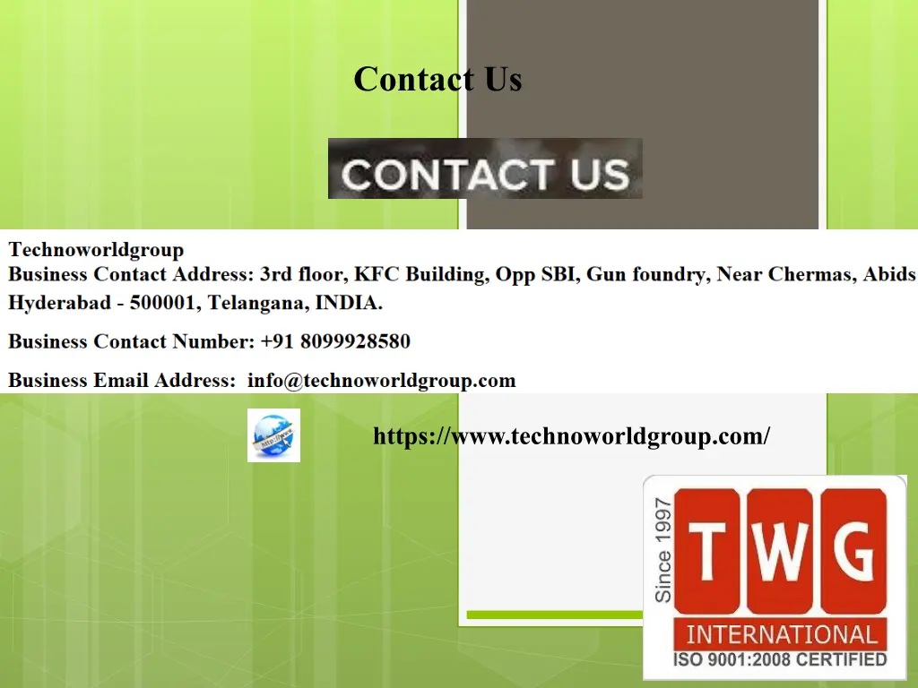 contact us