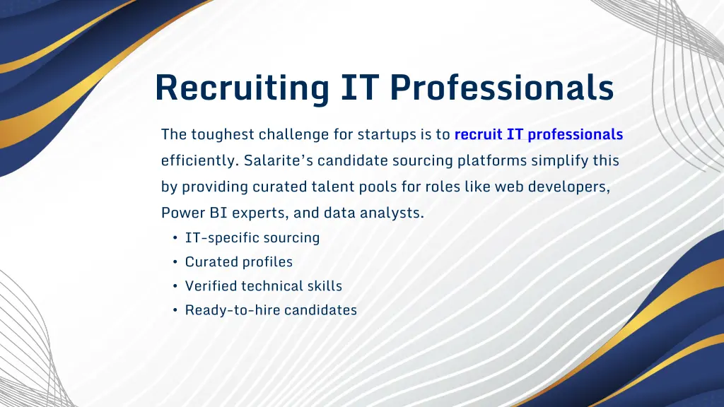 recruiting it professionals