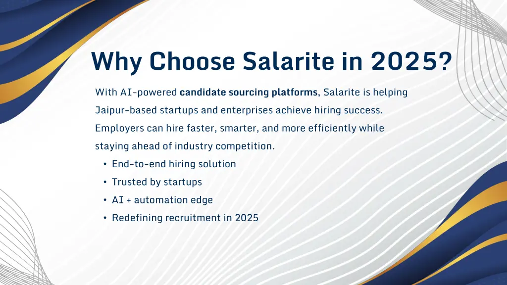 why choose salarite in 2025