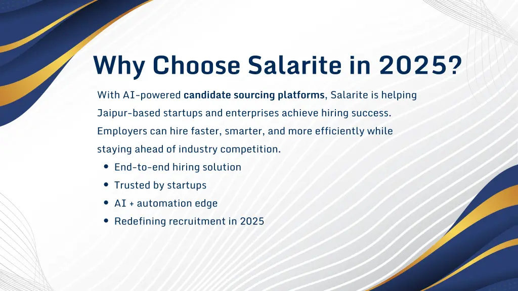 why choose salarite in 2025