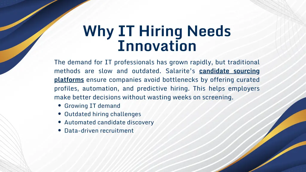 why it hiring needs innovation
