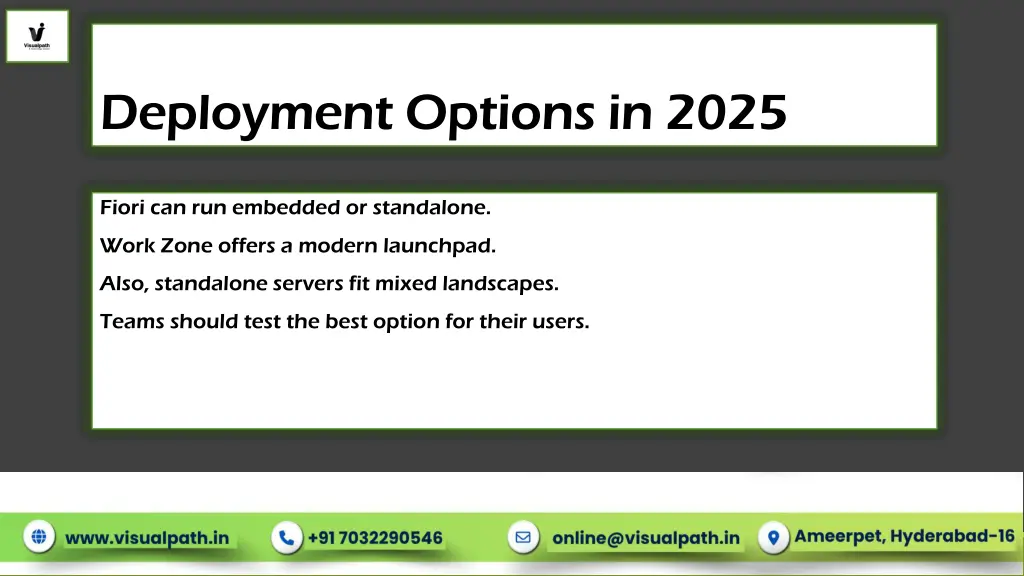 deployment options in 2025
