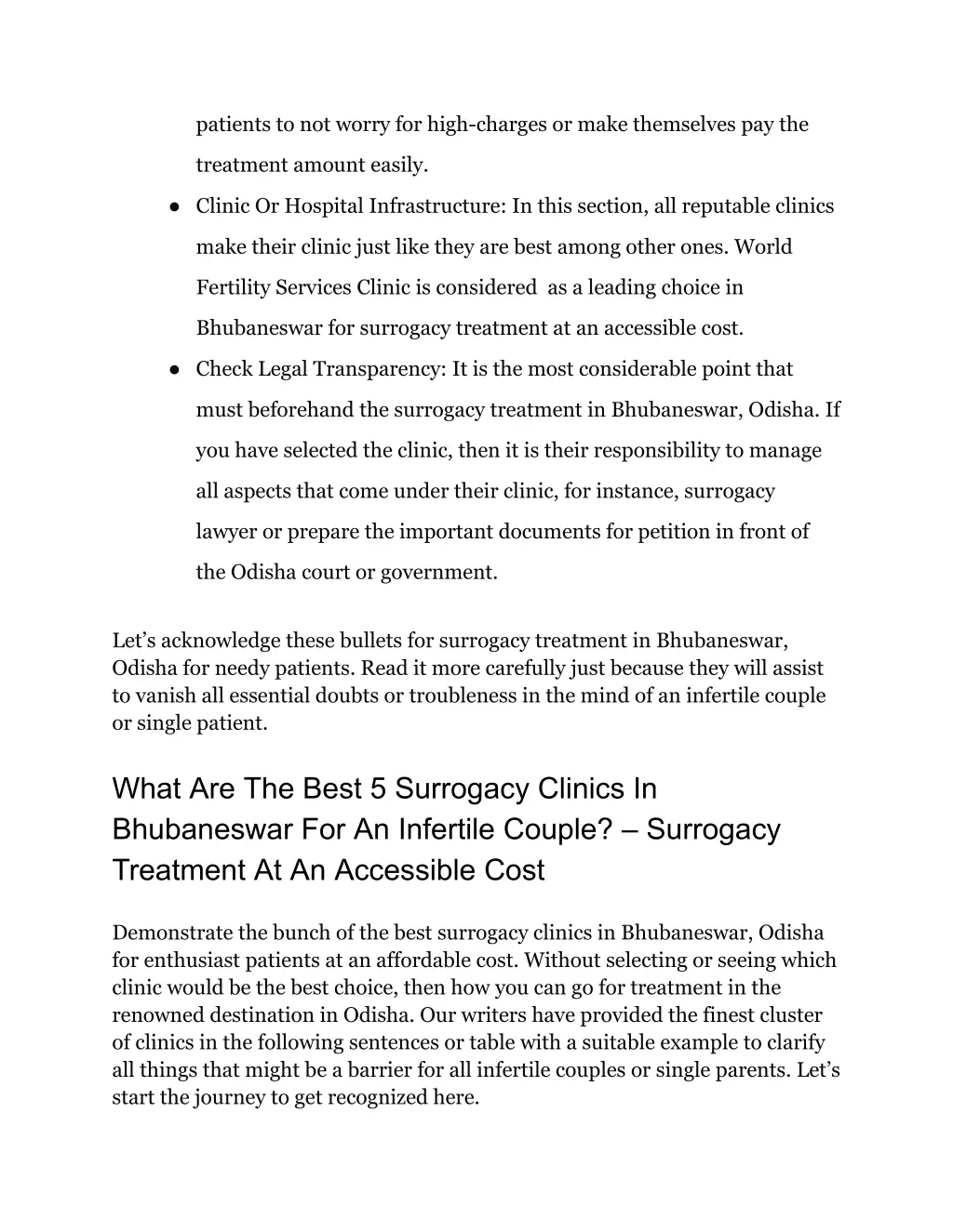 patients to not worry for high charges or make