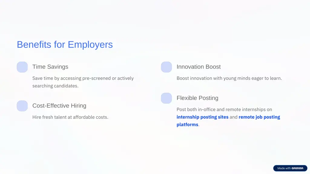 benefits for employers