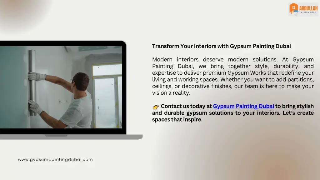 transform your interiors with gypsum painting