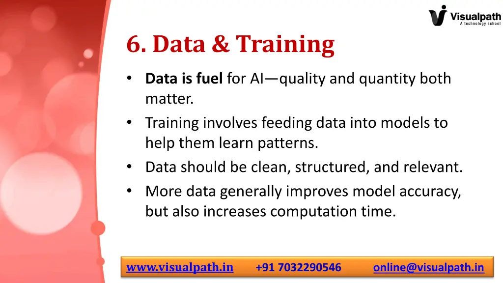 6 data training