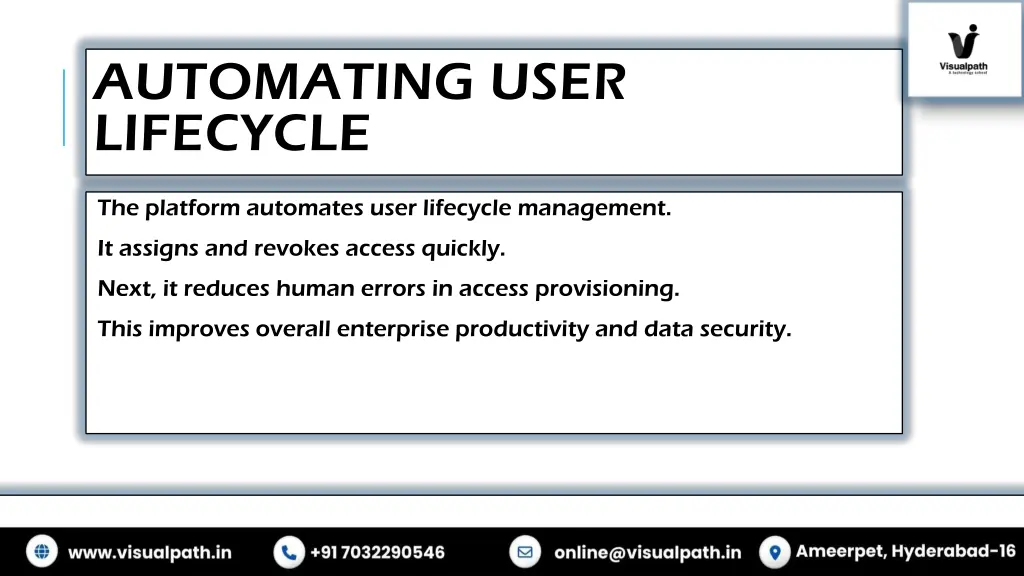 automating user lifecycle