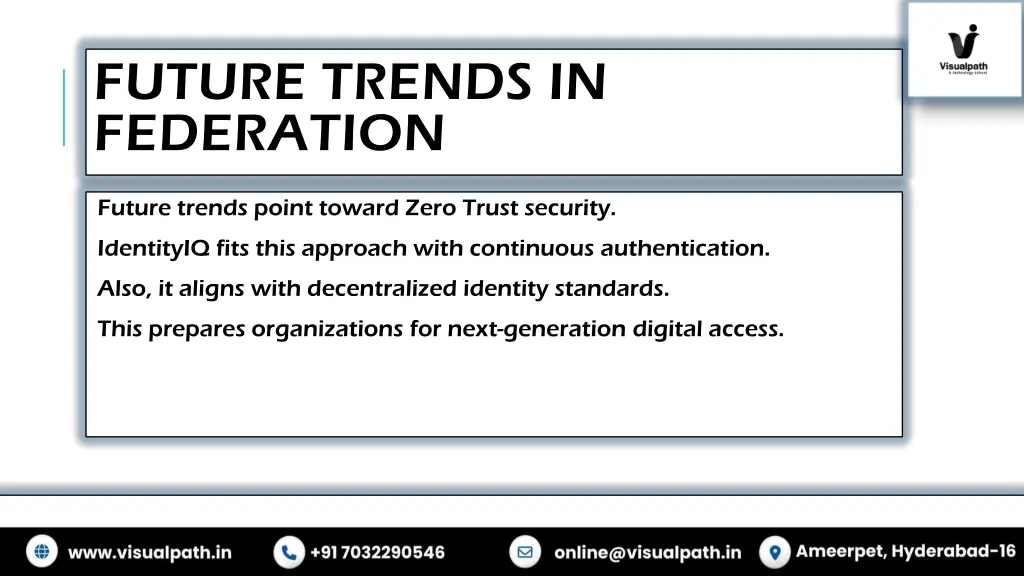 future trends in federation