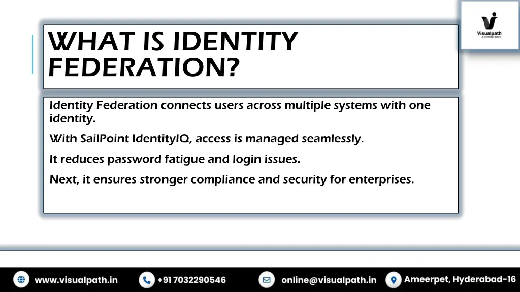 what is identity federation