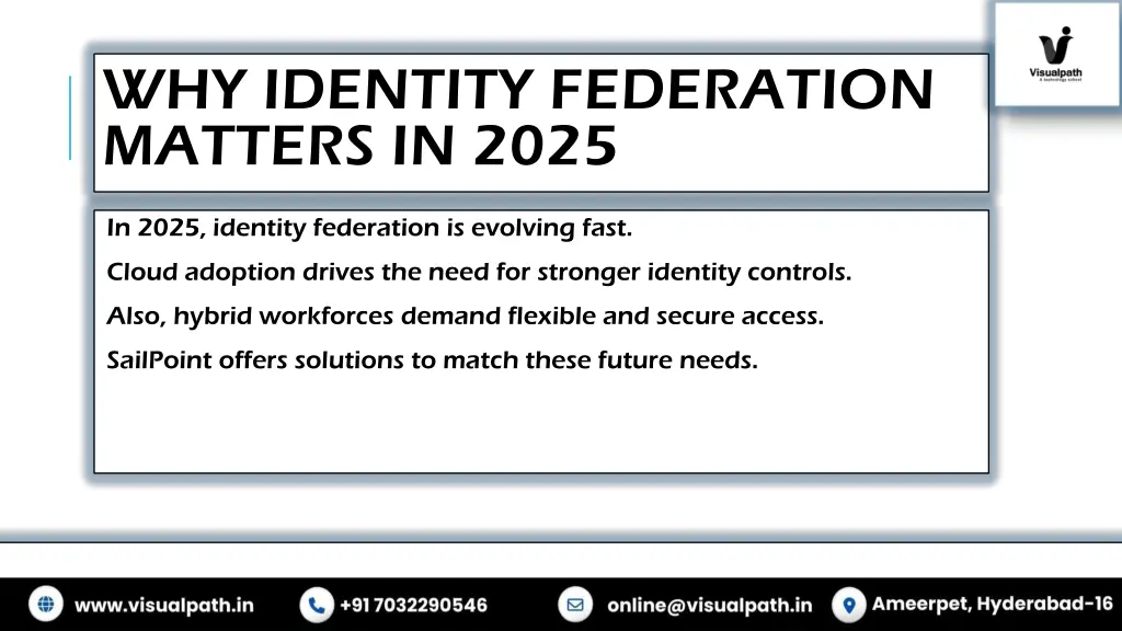 why identity federation matters in 2025