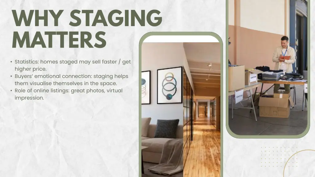 why staging matters