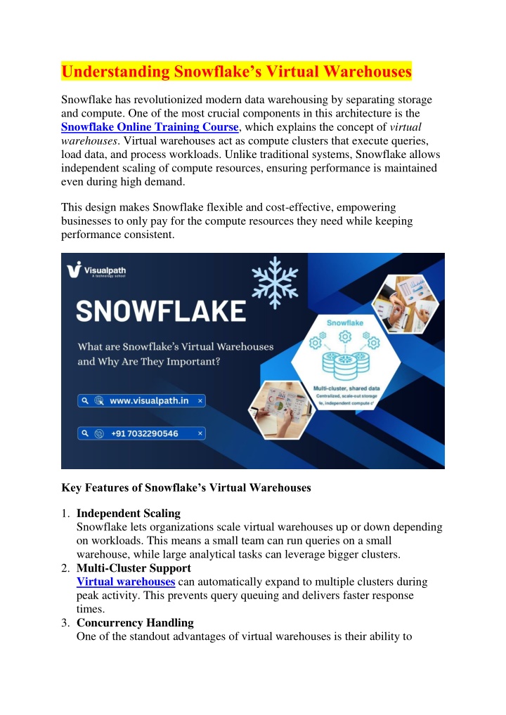 understanding snowflake s virtual warehouses