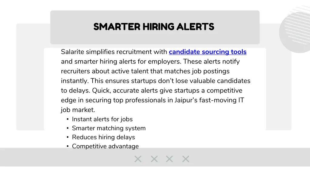 smarter hiring alerts