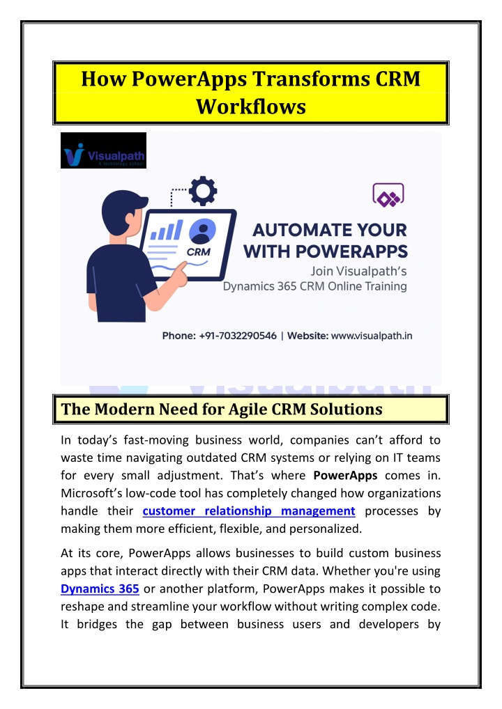 how powerapps transforms crm workflows