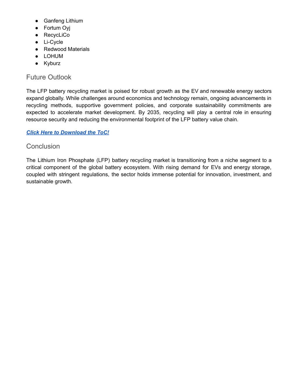 ganfeng lithium fortum oyj recyclico li cycle