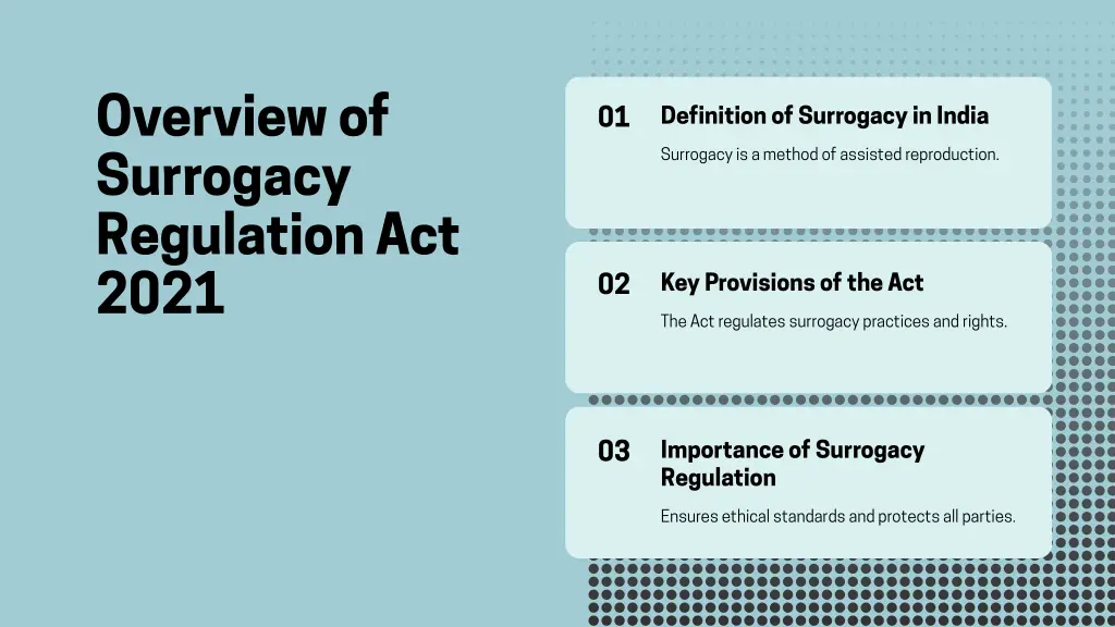 overview of surrogacy regulation act 2021