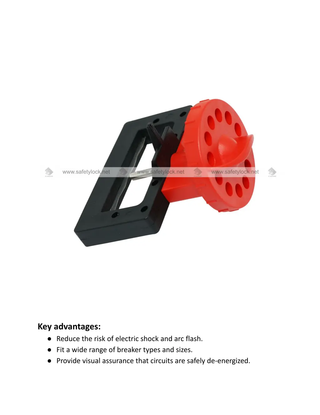 key advantages reduce the risk of electric shock
