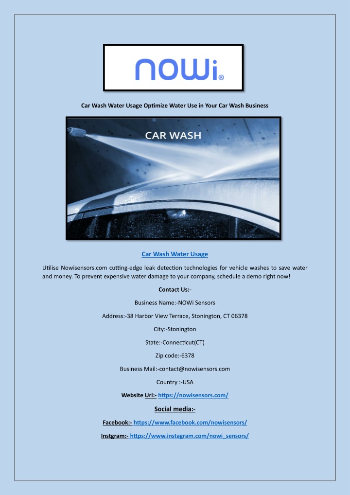 car wash water usage optimize water use in your