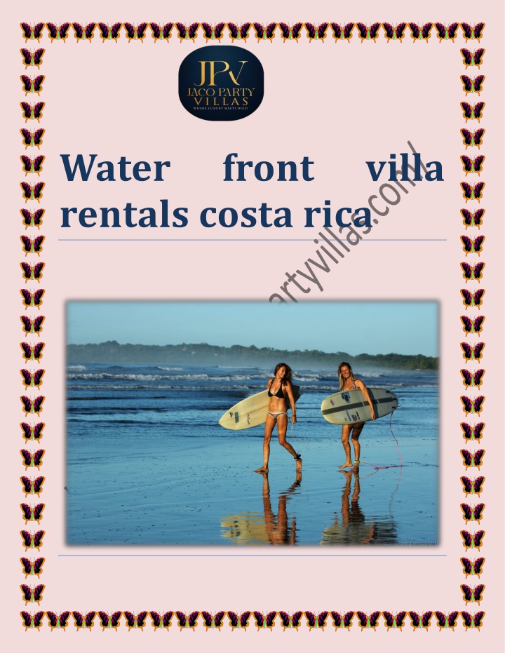 water rentals costa rica