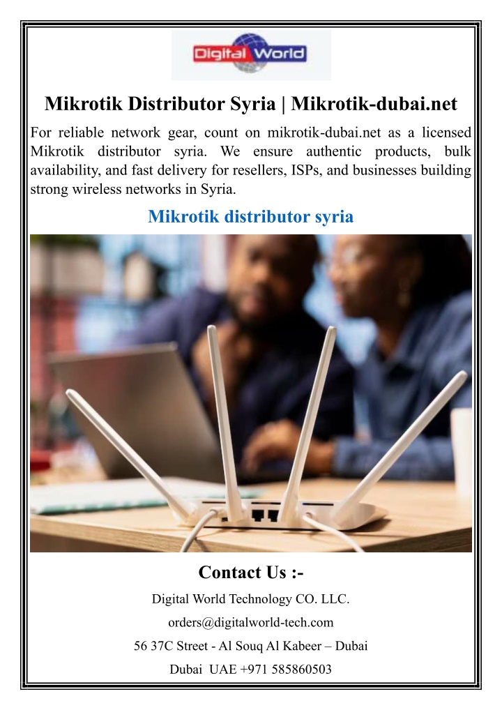 mikrotik distributor syria mikrotik dubai net