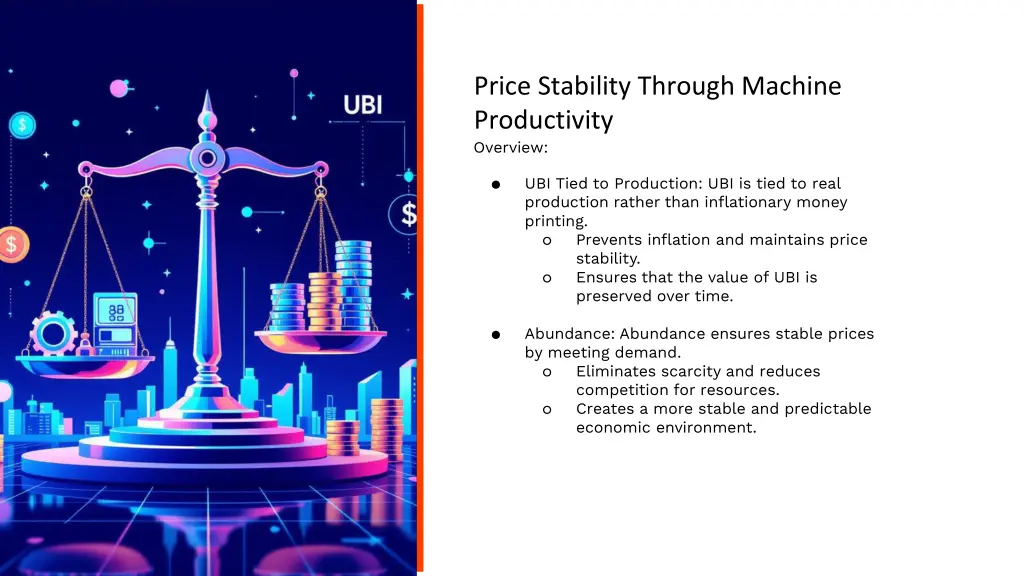 price stability through machine productivity