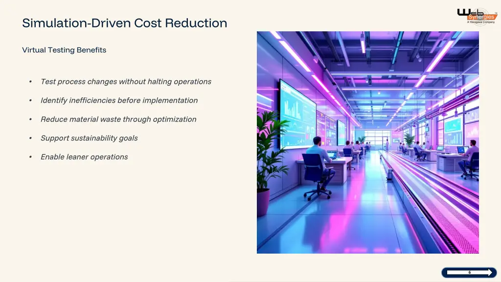 simulation driven cost reduction