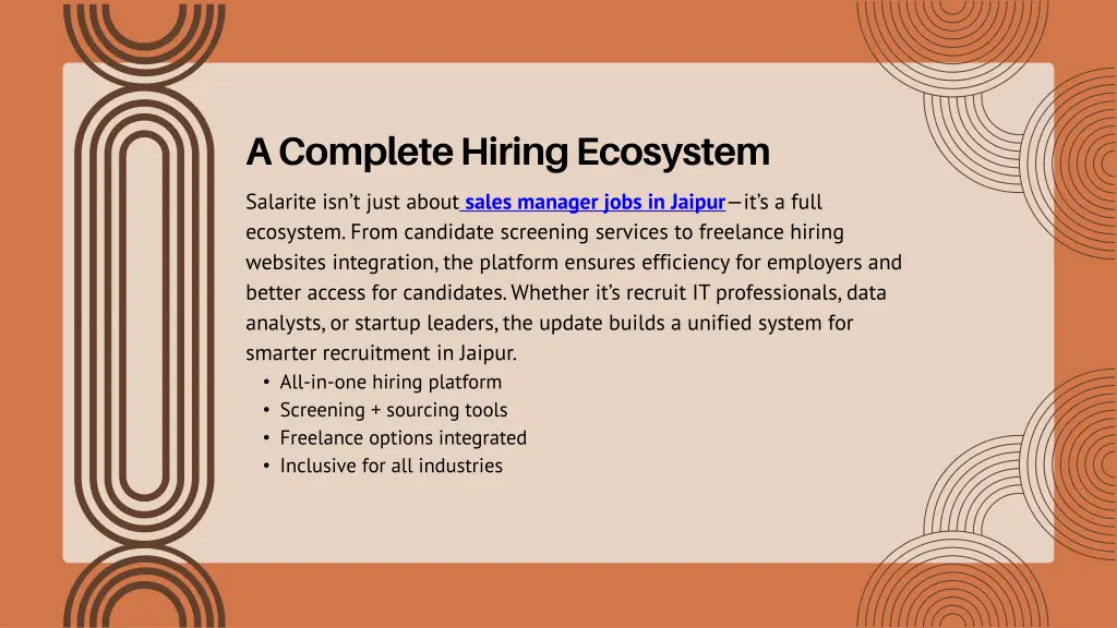 a complete hiring ecosystem