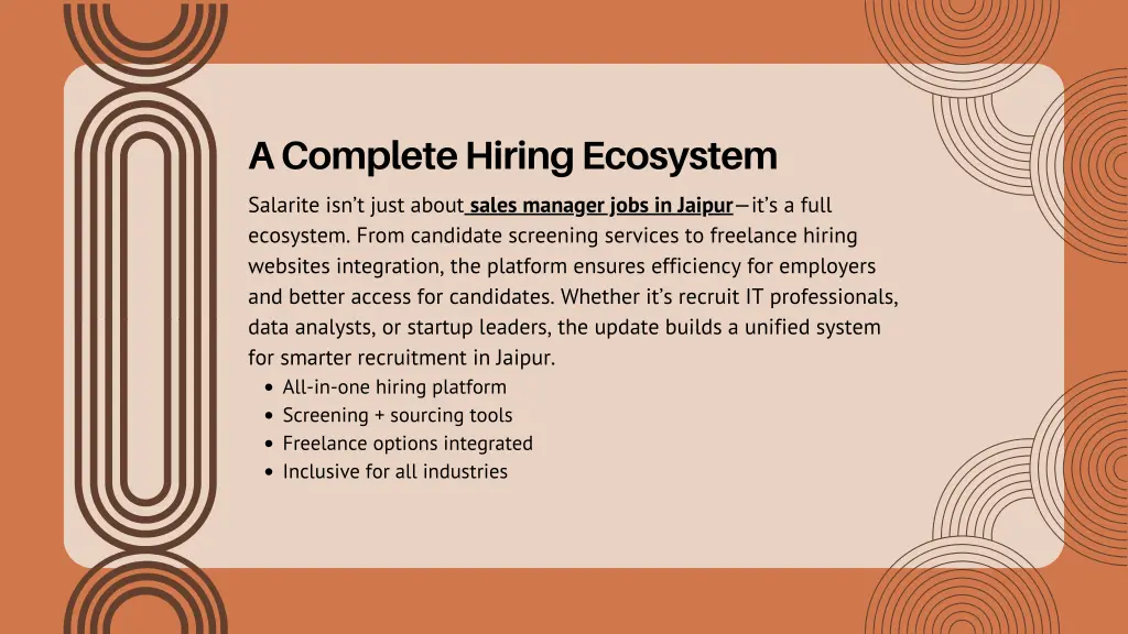 a complete hiring ecosystem