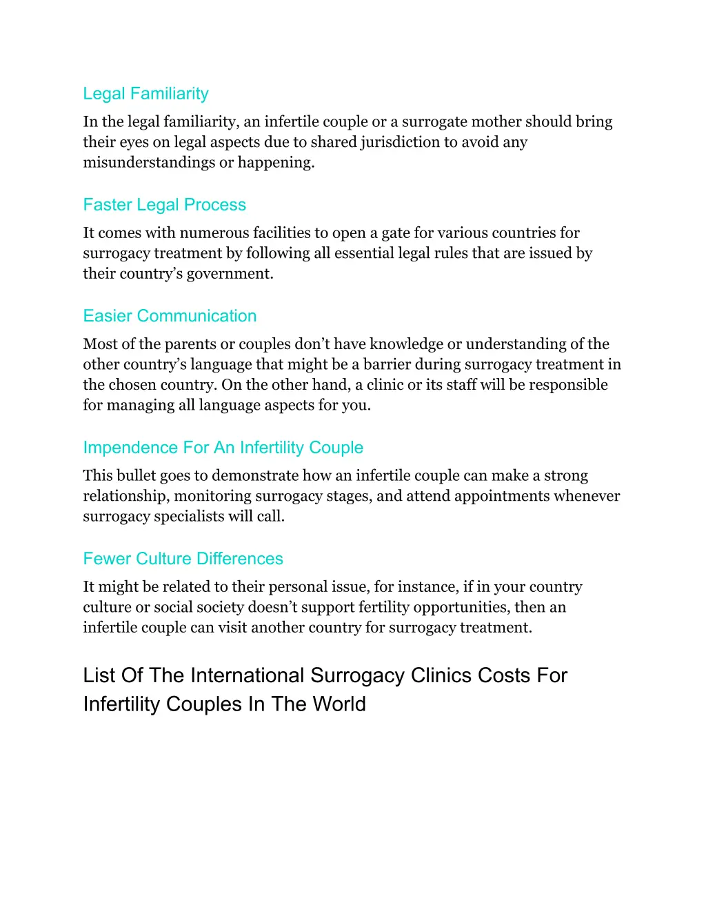legal familiarity