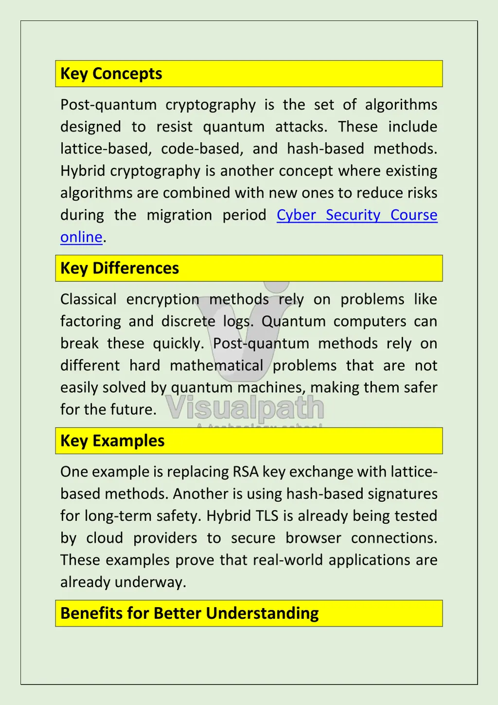 key concepts