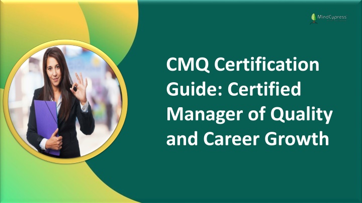 cmq certification guide certified manager