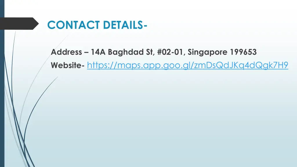 contact details