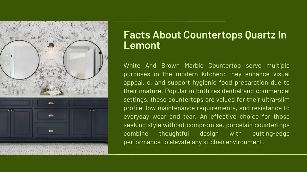 facts about countertops quartz in lemont