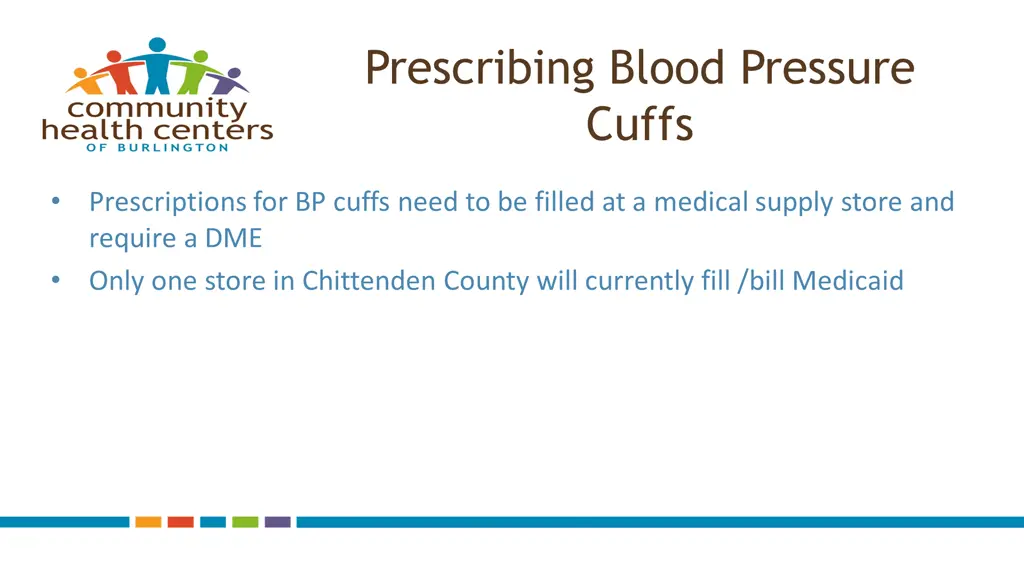 prescribing blood pressure cuffs