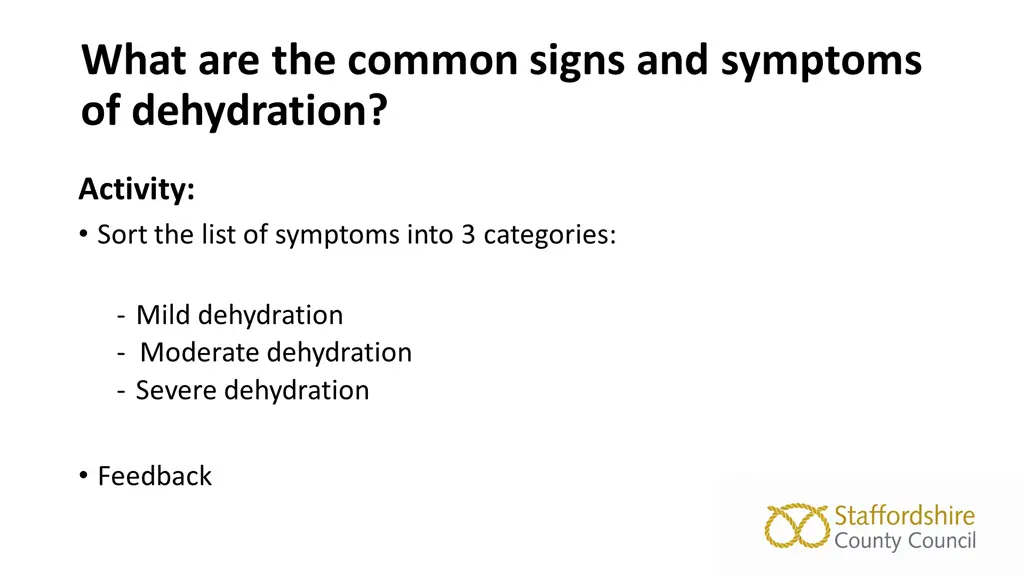 what are the common signs and symptoms